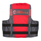 Full Throttle Adult Nylon Life Jacket - S/M - Black/Red [112200-100-030-26]