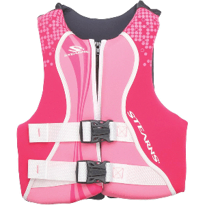 Stearns Youth Hydroprene Life Vest - Type III - Pink/Hot Pink - 50-90lbs - 2000036923