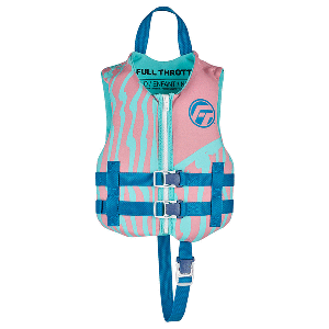 Full Throttle Child Rapid Dry Life Jacket - Pink - 142100-105-001-26