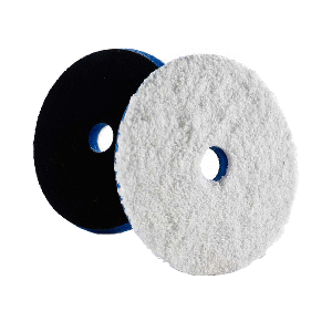 Lake Country HDO Heavy Cutting Microfiber Pad 5.5" - Blue Foam w/White Microfiber - HDO-550F-LC