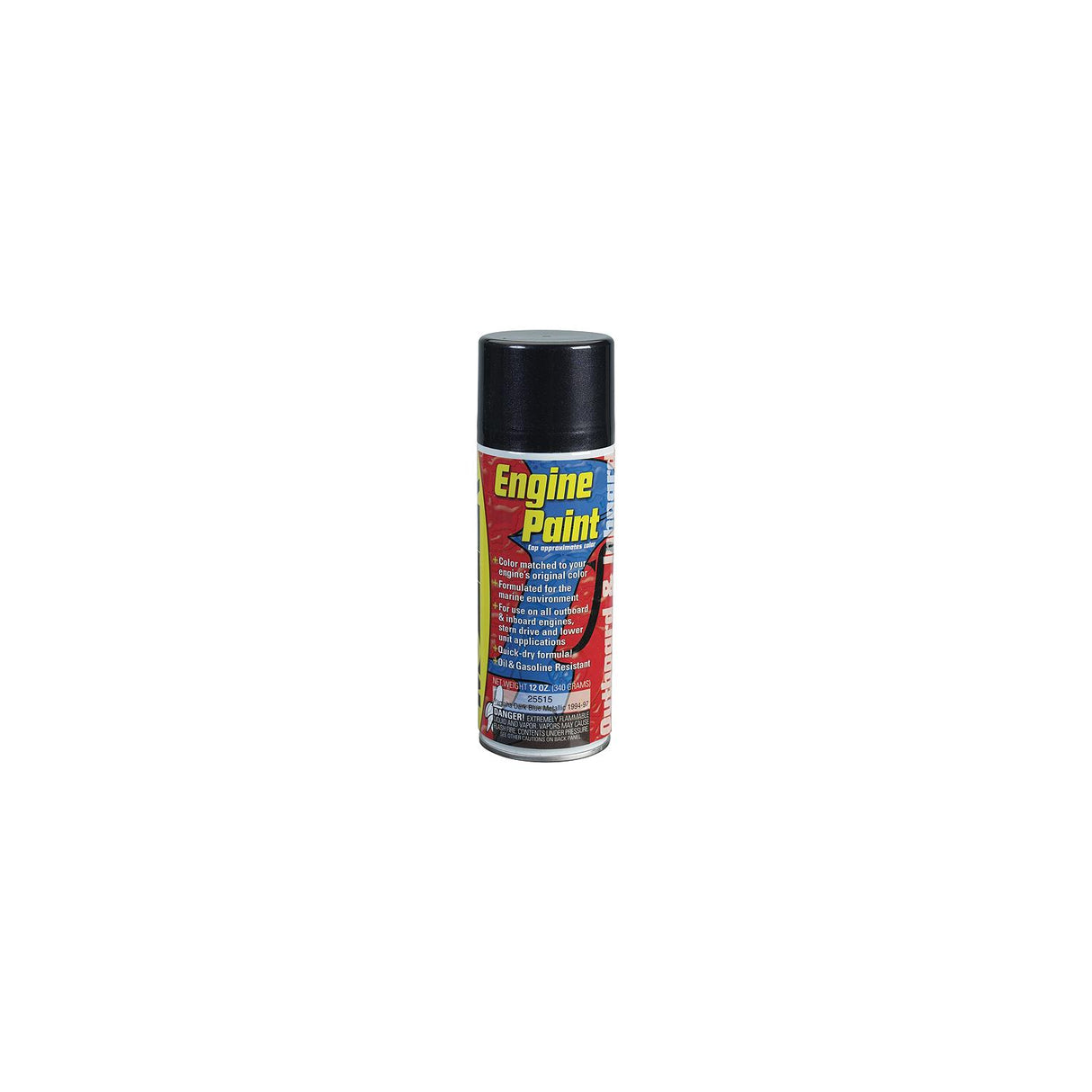 Moeller Engine Spray Paint, Johnson/Evinrude Light Blue Metallic 78-87 - 25454 - official Moeller product image 3