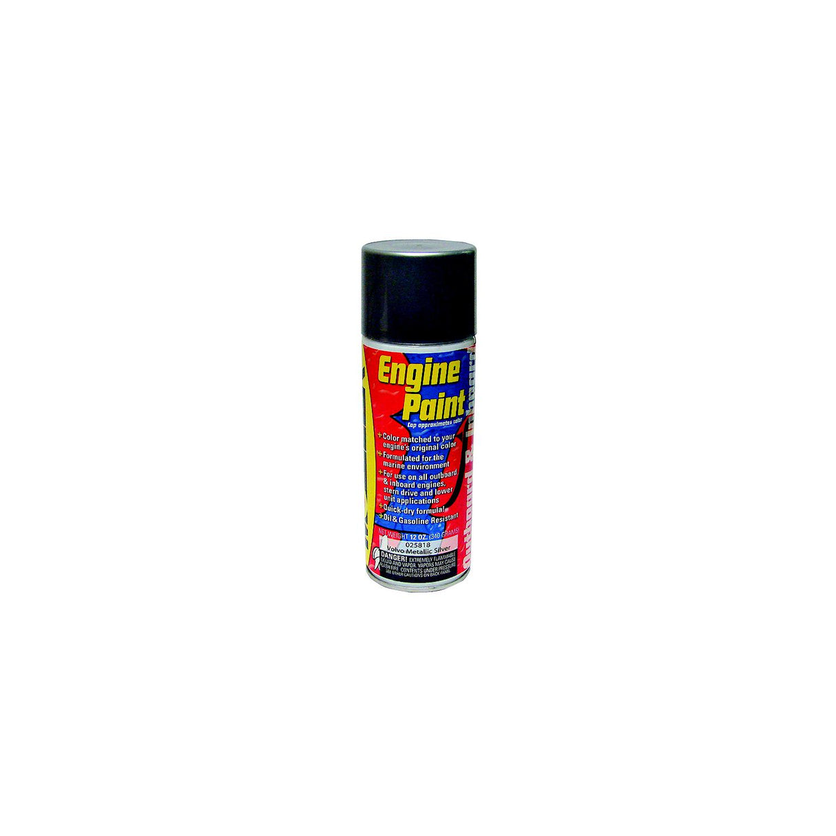 Moeller Engine Spray Paint, Volvo Metallic Silver - 25818 - official Moeller product image 3