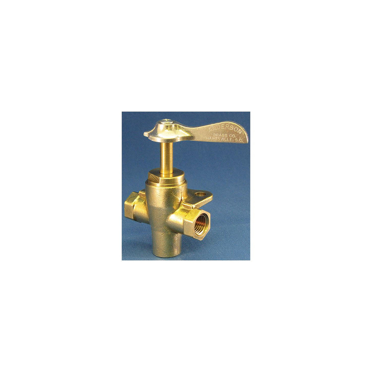 Moeller Brass Three-Way Valve, 1/4" FNPT - 033302-10