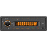 VDO 12V Radio w/FM RDS Tuner MP3/WMA/USB/Bluetooth - Orange Illumination - TRW312UB-OR