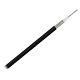 Pacer RG58AU Coax Cable Stranded TV Cond TV Braid - Black Jacket - 200' - MRG58AU-200