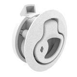 Southco Push-to-Close Latch, Medium Size, Key Locking, 17 - 22mm Grip, Plastic, Natural - White - M1-44-1