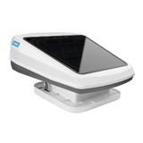 Camco Powered Roof Vent w/Skylight - White - 40460