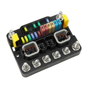 Egis Mobile Electric Egis MT Series 12-Position Sealed Fuse Block w/Ground Busbar - 3412