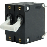 Egis Mobile Electric Egis A Series White Toggle Panel Mount Circuit Breaker - Dual Pole 15A - 3202-15