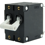 Egis Mobile Electric Egis A Series White Toggle Panel Mount Circuit Breaker - Dual Pole 30A - 3202-30