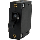 Egis Mobile Electric Egis A Series Black Toggle Panel Mount Circuit Breaker - Single Pole 25A - 3211-25