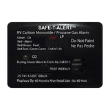 Safe-T-Alert 25 Series Surface Mount Dual Carbon Monoxide/Propane Alarm - 12V Hardwire - Black - 25-741-BL