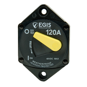 Egis Mobile Electric Egis 120A Circuit Breaker - 87 Series - Panel Mount - 4707-120