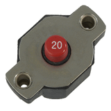 Egis Mobile Electric Egis 20A Push Button Circuit Breaker - Reset Only - 4712-20