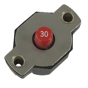 Egis Mobile Electric Egis 30A Push Button Circuit Breaker - Reset Only - 4712-30