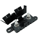 Egis Mobile Electric Egis Mega Fuse Block M8 Stainless Self-Locking Hardware w/Black Cover - 3820