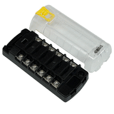 Egis Mobile Electric Egis RT Fuse Block w/6 Independent Circuits w/Cover - 8037
