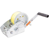 Load Rite Two-Speed Trailer Winch - 3200lbs - 25' Yellow Heavy Duty Strap - 6089.30