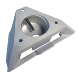 KVH Starlink Mini Pipe Adapter &amp; Flat Mount - 19-1271-13