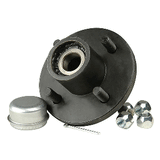 C.E. Smith Hub Kit 4x4" 1" Straight Spindle & 1.25" Seal ID - 13116