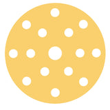 RUPES MULTIPURPOSE Paper Abrasive Discs 150mm (6") - 15 Holes - P80 Grit *Box of 50pcs - 9.45PD080