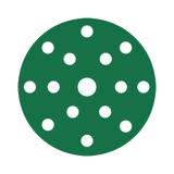 RUPES PROCUT Film Abrasive Discs 150mm (6") - 15 Holes - P40 Grit *Box of 50pcs - 9.45FD040