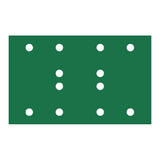 RUPES PROCUT Film Abrasive Sheet 80mm x130mm (3.15" x 5.1") - 12 Holes - P68 Grit *Box of 100pcs - 9.45FB080
