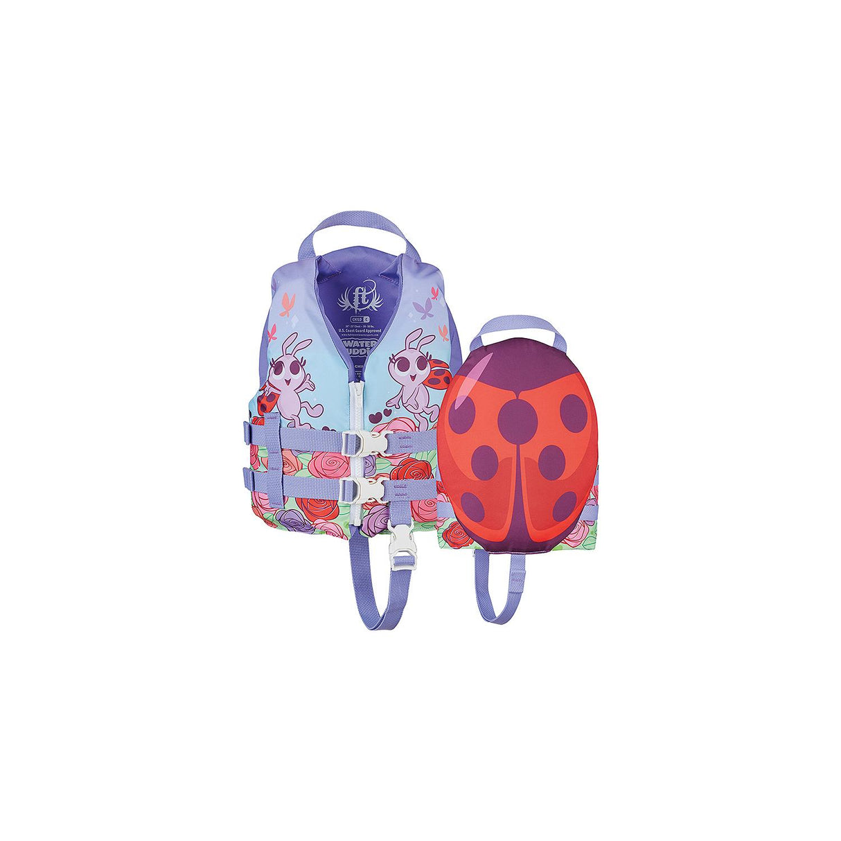 Full Throttle Child Size Water Buddy Vest, Ladybug - 10430000000000