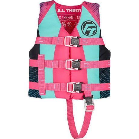 Full Throttle Nylon Life Jacket - Child - Pink [112200-105-001-26] - official Full Throttle product image 4