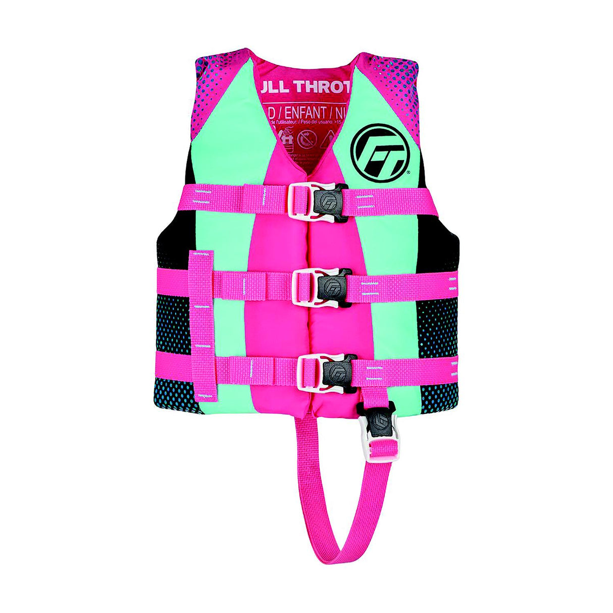 Full Throttle Nylon Life Jacket - Child - Pink [112200-105-001-26] - official Full Throttle product image 5