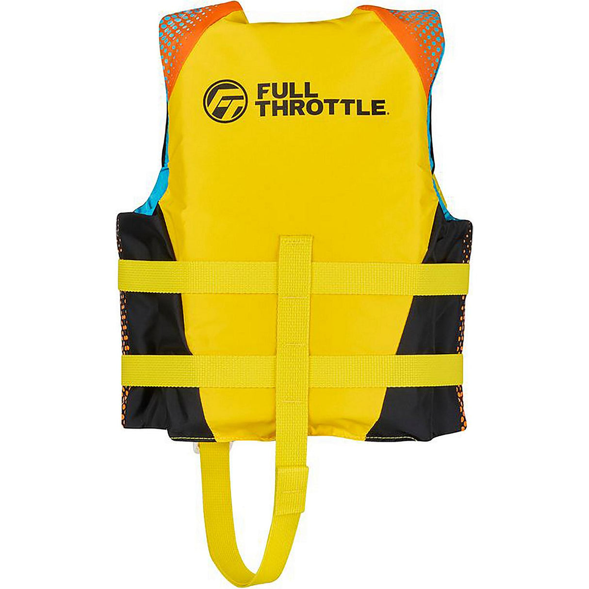 Full Throttle 11220030000126 Nylon Life Vest, Yellow, Child, 33-55 lbs. - image 1