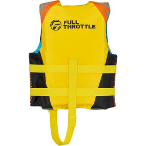Full Throttle 11220030000126 Nylon Life Vest, Yellow, Child, 33-55 lbs. - image 1
