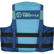 Full Throttle 11220050008026 Adult Nylon Life Vest, Blue, 2XL/4XL, 90+ lbs. - image 1
