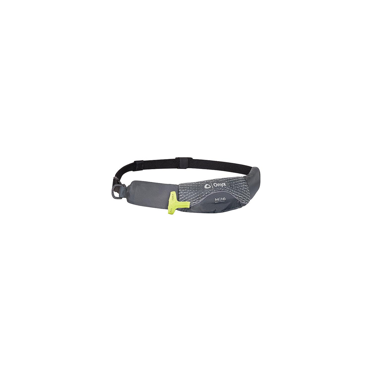 Full Throttle Onyx 13090070100419 M-16 Manual Inflatable Belt Pack, Grey - 130900-701-004-19