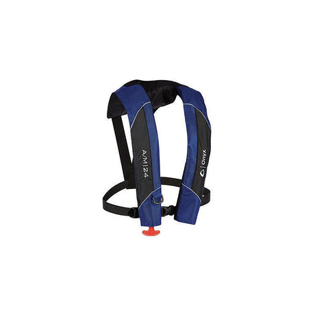 Onyx A/M-24 Automatic/Manual Inflatable PFD Life Jacket - Blue [132000-500-004-15] - official Onyx Outdoor product image 2