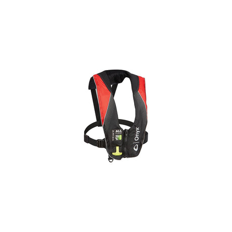 Onyx A/M-24 Series All Clear Automatic/Manual Inflatable Life Jacket - Black/Red - Adult [132200-100-004-20] - official Onyx Outdoor product image 3