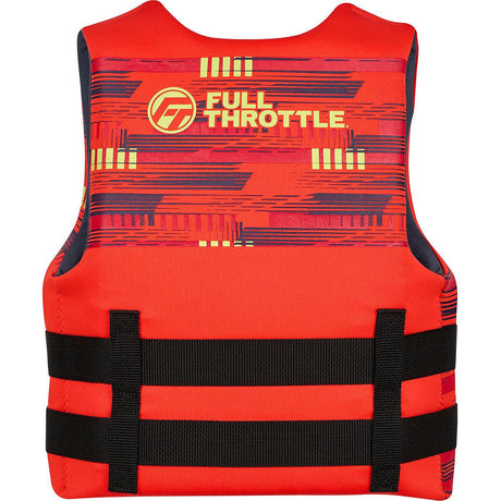 Full Throttle Youth Rapid-Dry Life Jacket - Red [142100-100-002-26] - official Full Throttle product image 5