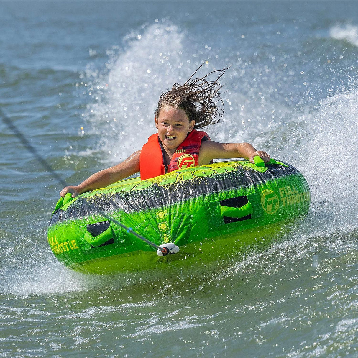 Full Throttle Youth Rapid-Dry Life Jacket - Red [142100-100-002-26] - official Full Throttle product image 3