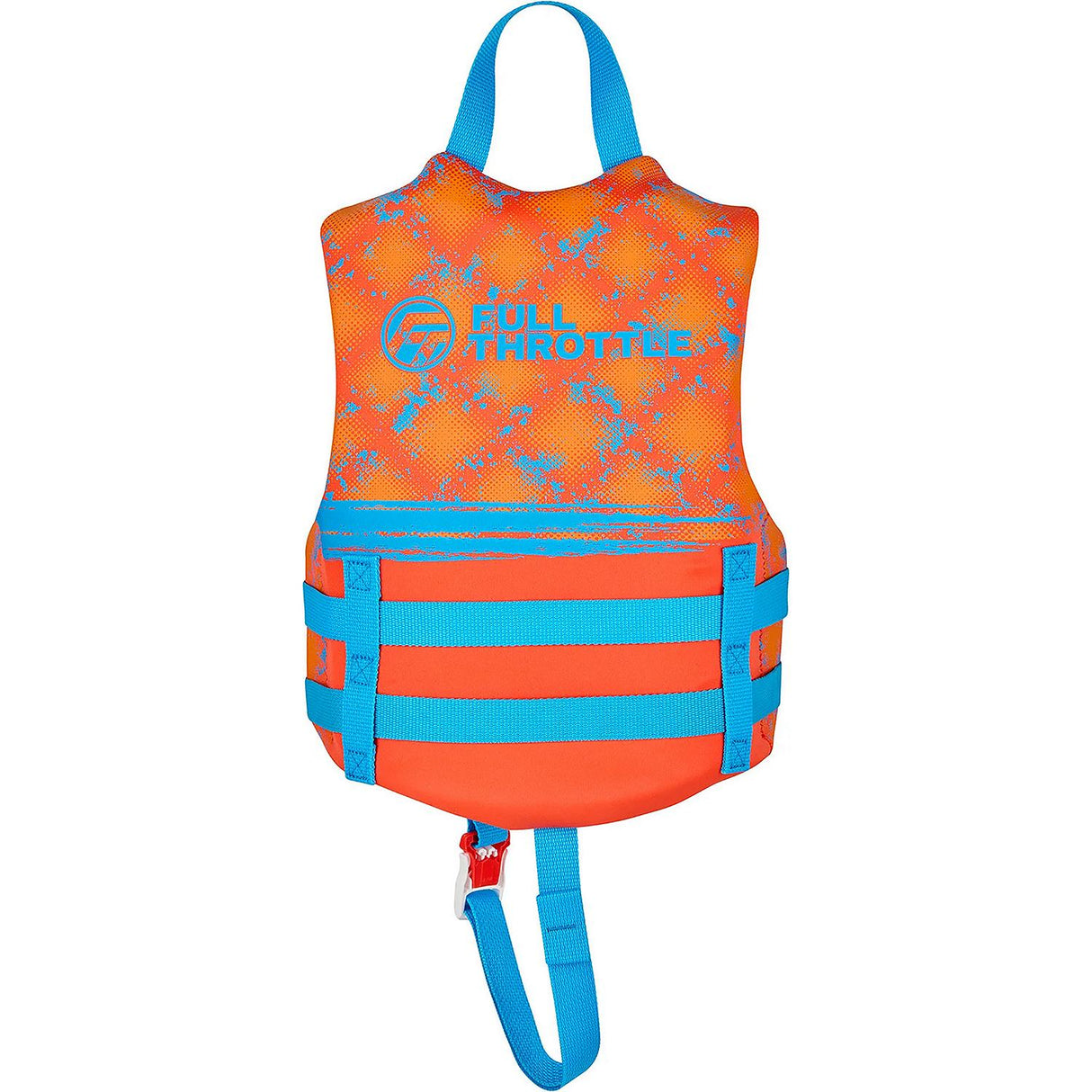 Full Throttle 14210020000126 Rapid-Dry Life Vest, Orange, Child, 55-88 lbs. - image 1