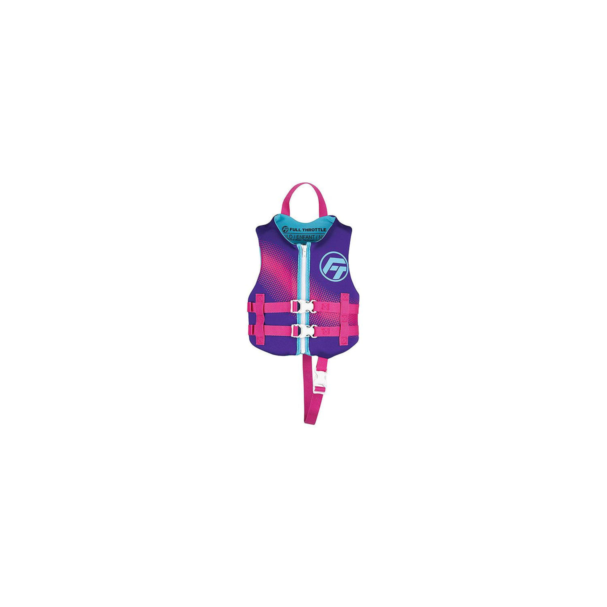 Full Throttle 14210060000122 Rapid-Dry Life Vest, Child, Purple - 14210100000000