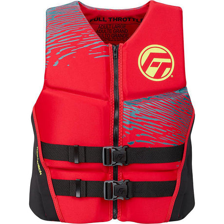 Full Throttle Men's Rapid-Dry Flex-Back Life Jacket - M - Red/Black [142500-100-030-26] - official Full Throttle product image 4