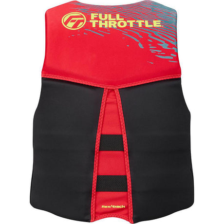 Full Throttle Men's Rapid-Dry Flex-Back Life Jacket - L - Red/Black [142500-100-040-26] - official Full Throttle product image 3