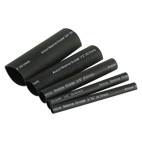 Ancor Adhesive Lined Heat Shrink Tubing (ALT) (Wire Range: 8-4 AWG, Length 6", Black) - 305106 - image 1