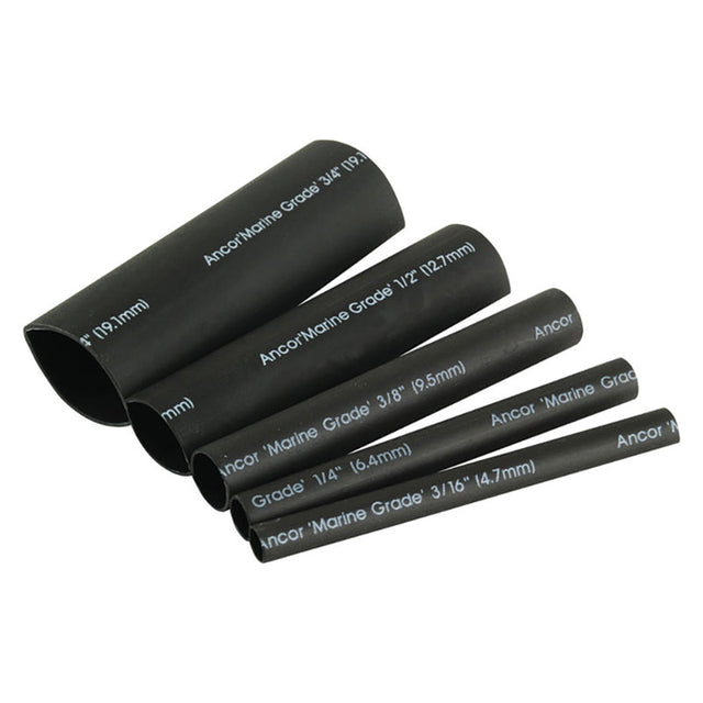 Ancor Adhesive Lined Heat Shrink Tubing (ALT) (Wire Range: 8-4 AWG, Length 6", Black) - 305106 - image 1