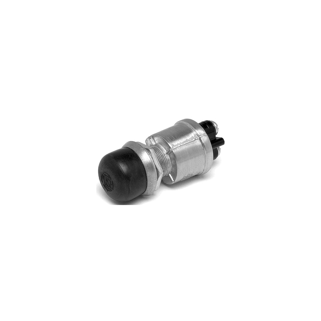 Cole Hersee 90030BP Heavy Duty Push Button Switch w/Plated Steel Housing - 90030-BP