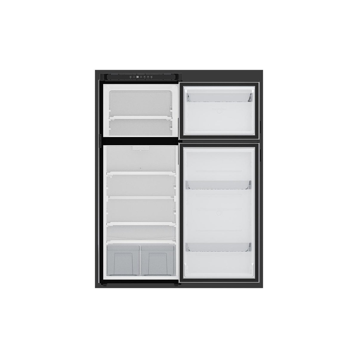Norcold N10DCBKR Polar N8/10Dc Series Refrigerator, 10 cu.ft., Black - image 1