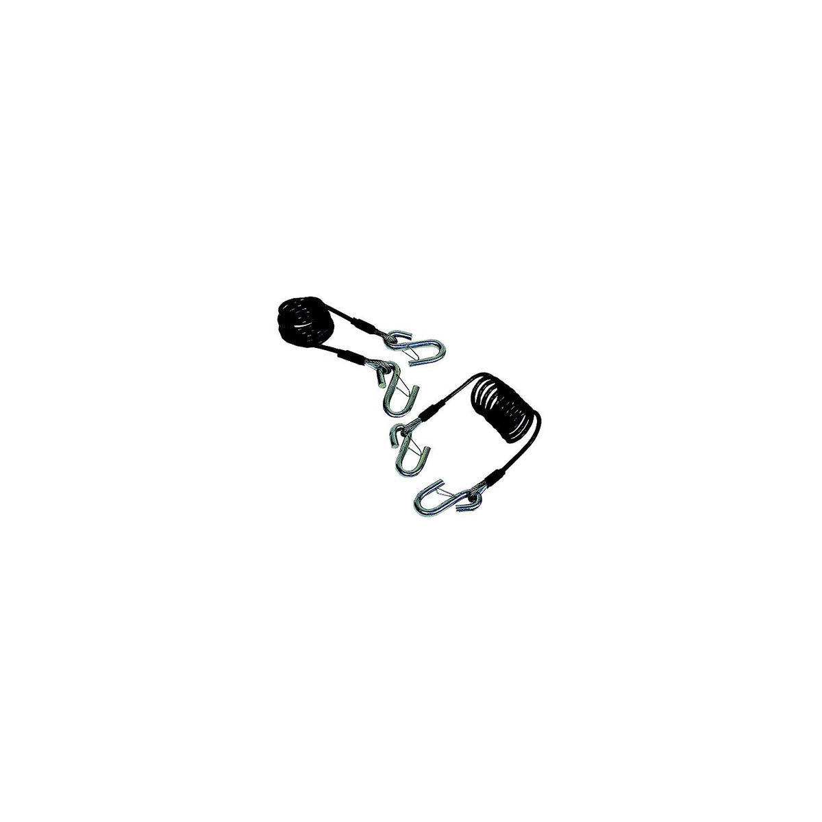 Blue Ox BX88196 Class III 5,000 lb 7' RV Safety Cable Kit, 1 pr. - image 1