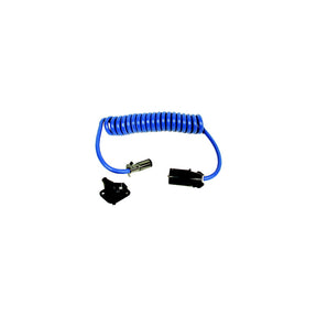 Blue Ox BX88206 7 to 6 Wire Adapter Coiled RV Electrical Cable - image 1