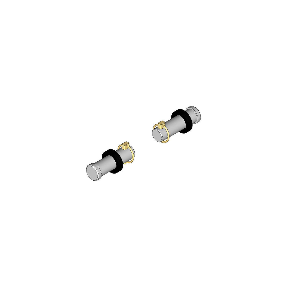 Blue Ox BX88416 1” Replacement Pins & Spacers for Bumper Kit - image 1