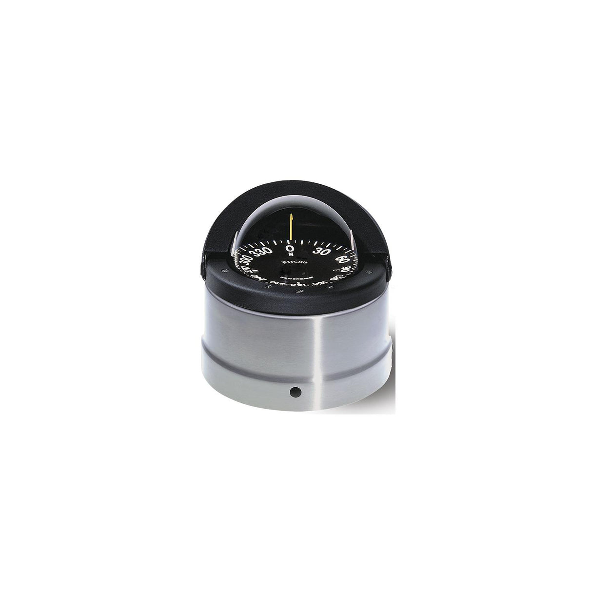 Ritchie Navigation Navigator Compass, Deck/Binnacle Mount, Flat Dial, Polished SS Finish - DNP-200